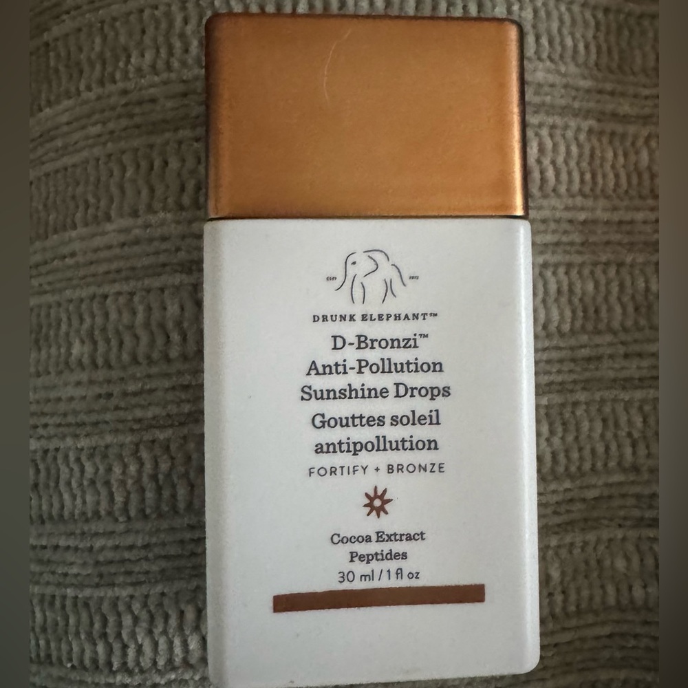 Drunk Elephant Fortify + Bronze drops